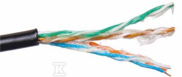 KABEL U/UTP KAT. 5E ZEW., ŻEL. PE 500M (m)