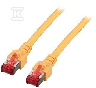 PATCHCORD RJ45 S/FTP 6 LSZH ŻÓŁ 3 (SZT)