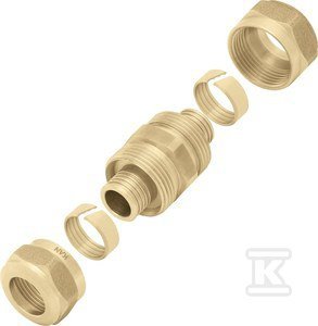 ŁĄCZNIK SKRĘCANY 16X2 PUSH (SZT)