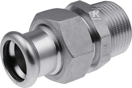 ŚRUBUNEK GZ 22X3/4 AG INOX PRESS (SZT)
