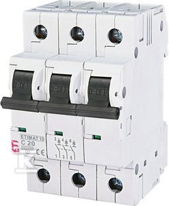 ETIMAT10 3P 10KA C 20A-WYŁĄCZNIK NMP. (SZT)