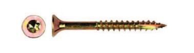 WKRĘT DO DREWNA OCYNK ŻÓŁTY NA TORX 6.0*200MM T30 (1 STO)