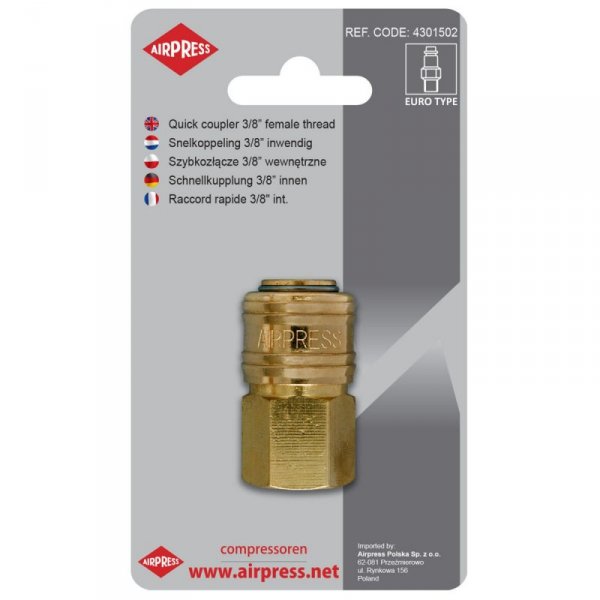 SZYBKOZŁĄCZE Z GWINTEM WEWNĘTRZNYM 3/8&#039;&#039; (1 SZT)
