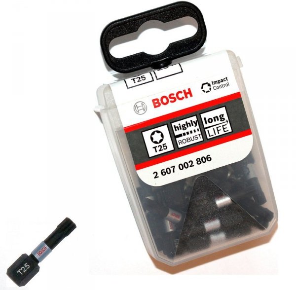 BIT, GROT, KOŃCÓWKA T25 25MM IMP 25PCS (1 OP)