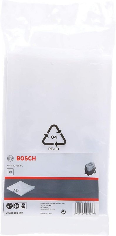 WORKI DO GAS 12-25 5PC  Z POLIETYLENU (PE) (1 KPL)