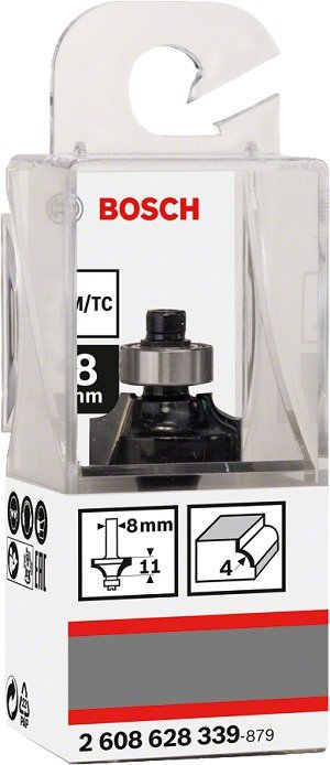 FREZ DO ZAOKRĄGLEŃ Z ŁOŻYSKIEM 8*20.7*53MM (1 SZT)