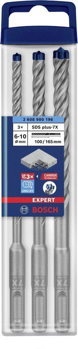 ZESTAW WIERTEŁ SDS-PLUS 7X. EXPERT SET 3PC (1 SZT)