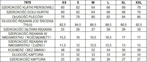KURTKA ROBOCZA WODOODPORNA PCV NIEBIESKA XXL (1 SZT)