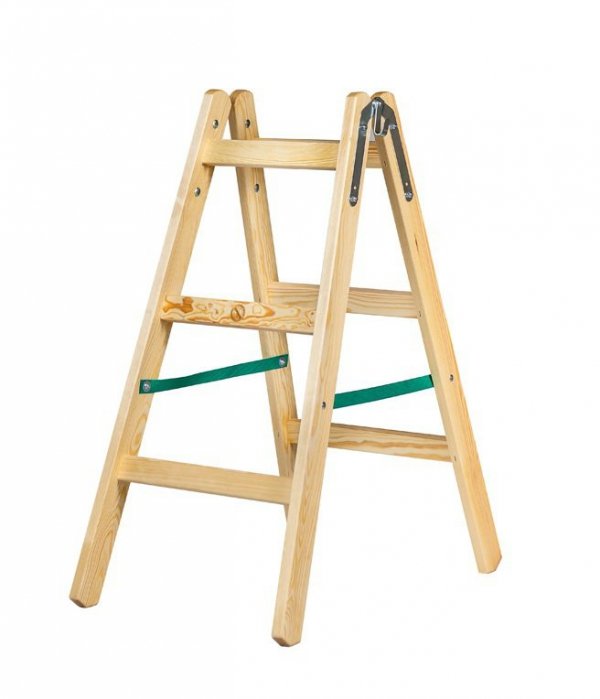 DRABINA DREWNIANA BRAKET STANDARD 2X3 SZCZEBLE 95CM (1 SZT)