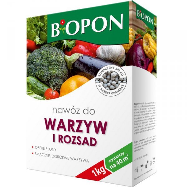 NAWÓZ - DO POMIDORÓW, OGÓRKÓW I WARZYW 1 KG (1 SZT)