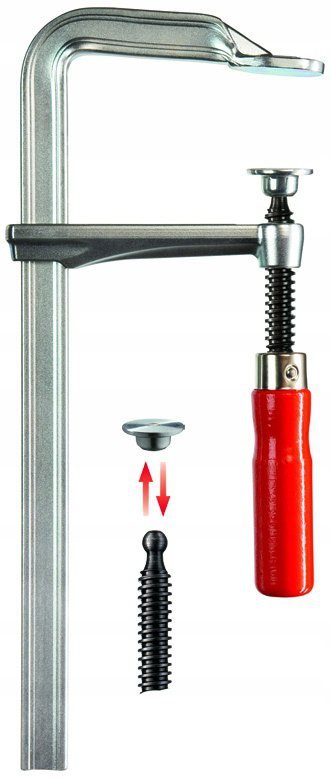 ŚCISK ŚRUBOWY ŚLUSARSKI STALOWY GZ 160/80MM (1 SZT)