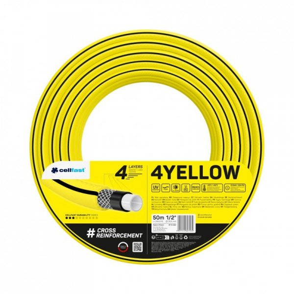 WĄŻ OGRODOWY 4 YELLOW 1/2&#039;&#039; 50MB (1 SZT)