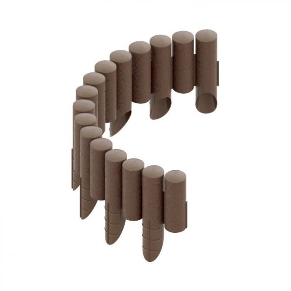 PALISADA OGRODOWA  STANDARD14,5CM*2,3MB BRĄZOWA (1 SZT)