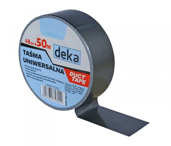TAŚMA UNIWERSALNA DUCT TAPE SILVER 48MM*50M (1 SZT)