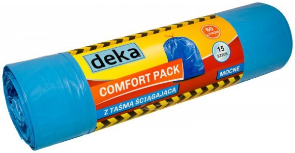 WORKI COMFORT PACK MOCNE NIEBIESKIE Z TAŚMĄ 60L A15 (1 OP)