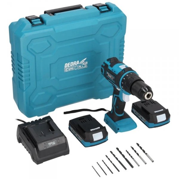 WIERTARKO-WKRĘTARKA AKUMULATOROWA 18V 2*2.0AH SAS+ (1 SZT)