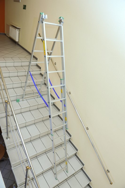 DRABINA ALUMINIOWA 3-ELEMENTOWA 1010CM 15+15+15 SZCZEBLI (1 SZT)