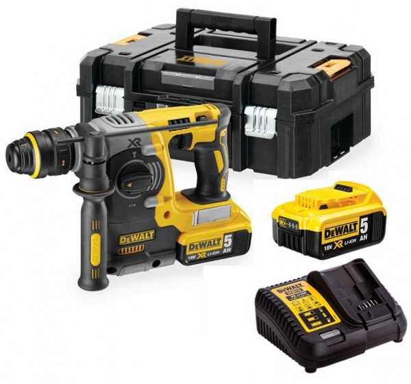 MŁOTOWIERTARKA 18V SDS-PLUS XR BL 2*5.0AH T-STAK (1 SZT)