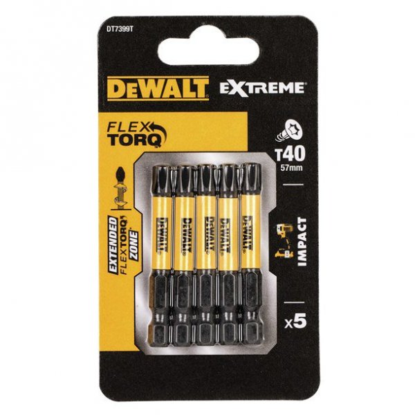 KOŃCÓWKI WKRĘTAKOWE UDAROWE TORSION T40/50 MM 5SZT (1 KPL)