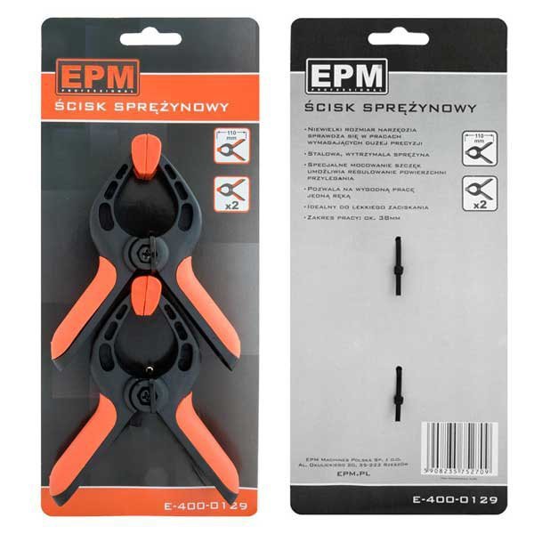 KOMPLET ŚCISKÓW SPRĘŻYNOWYCH 2 SZTUKI 110MM (1 KPL)