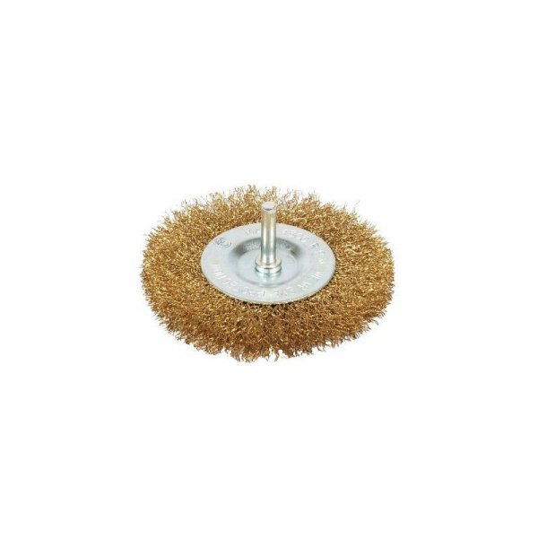 SZCZOTKA TARCZOWA Z TRZPIENIEM 100MM (1 SZT)