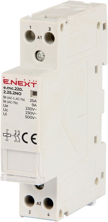 STYCZNIK MODUŁOWY E.MC.220.2.25.2NO 2P 25A 2NO (1 SZT)