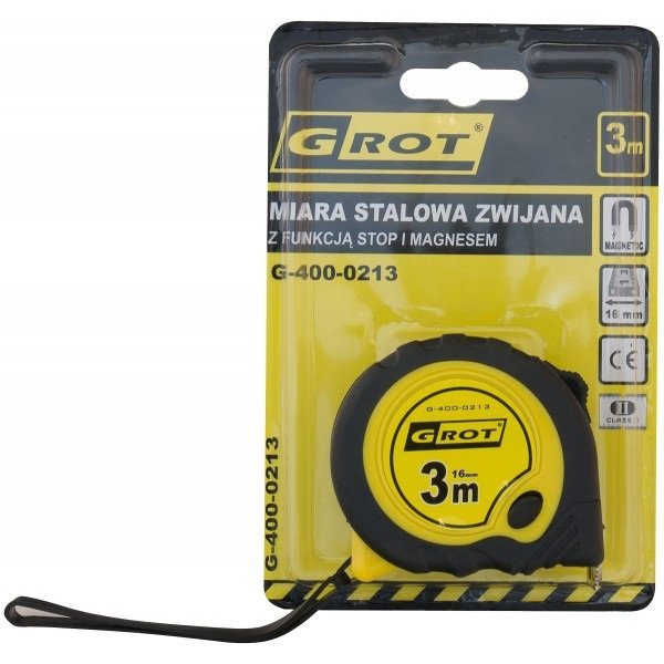 MIARA ZWIJANA GROT 10M*25MM (1 SZT)