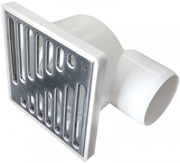 KRATKA KANALIZACYJNA 10 BOCZNA CHROM (1 SZT)