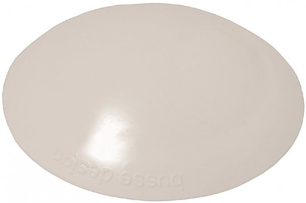 ODBOJNIK DRZWIOWY PLASTIKOWY FI 50MM , H 12MM BIAŁY (1 SZT)
