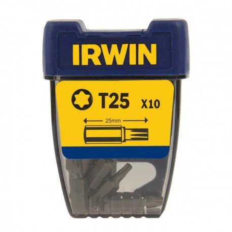 GROT, BIT, KOŃCÓWKA TYPU TORX 1/4&#039; 25MM 10 SZT. T25 (1 KPL)