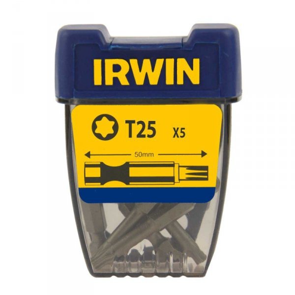 KOŃCÓWKA TYPU TORX 1/4&#039; DŁUGA 50MM 5 SZ. T25 (1 KPL)