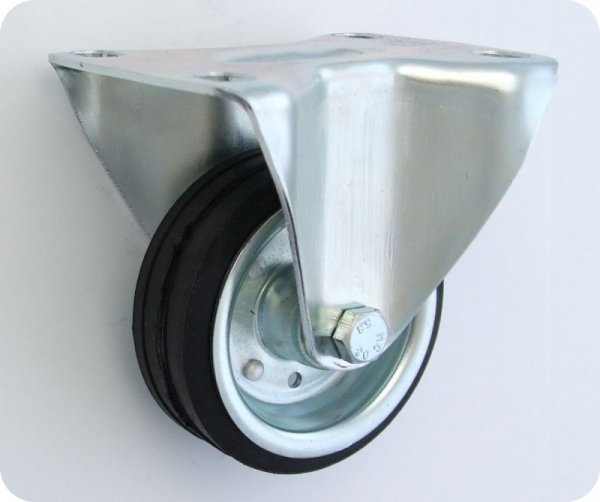 KOŁO METAL-GUMA 80MM OBUDOWA STAŁA 4 (1 SZT)