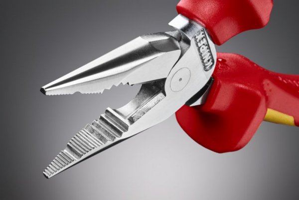 SZCZYPCE UNIWERSALNE Z OSTRO ZAKOŃCZONYMI SZCZĘKAMI PCV145MM (1 SZT)