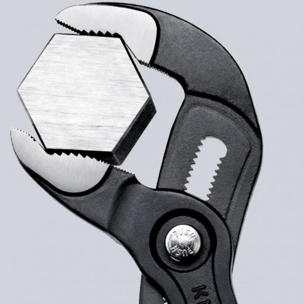 SZCZYPCE NASTAWNE DO RUR COBRA 250MM, CHROM (1 SZT)