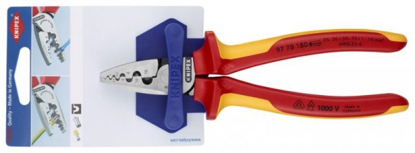 SZCZYPCE DO ZAGNIATANIA TULEJEK 180MM (1 SZT)