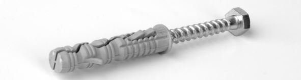 KOŁEK ROZPOROWY Z ŁBEM SZEŚCIOKĄTNYM 10/6*60MM (1 STO)