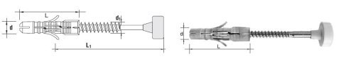 KOŁEK DO MOCOWANIA WC KPL-2SZT 10/6*80MM (1 KPL)