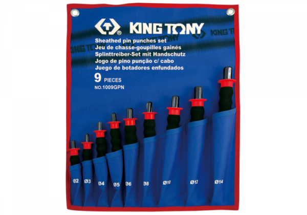ZESTAW WYBIJAKÓW IGŁOWYCH Z UCHWYTEM 9CZ.2-14MM (1 KPL)