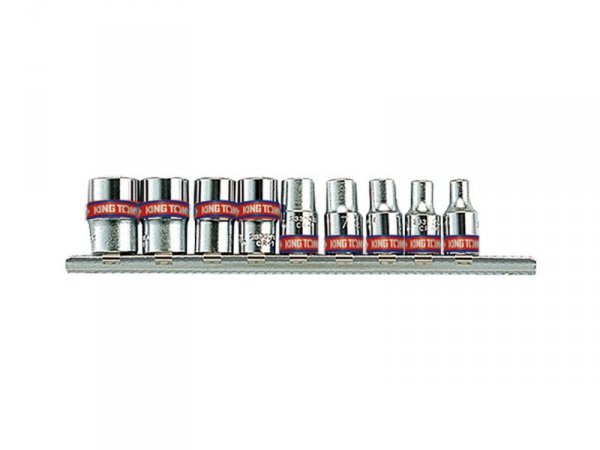 KOMPLET NASADEK CALOWYCH 1/4 6-KĄTNE 9 SZTUK 5-32MM (1 KPL)