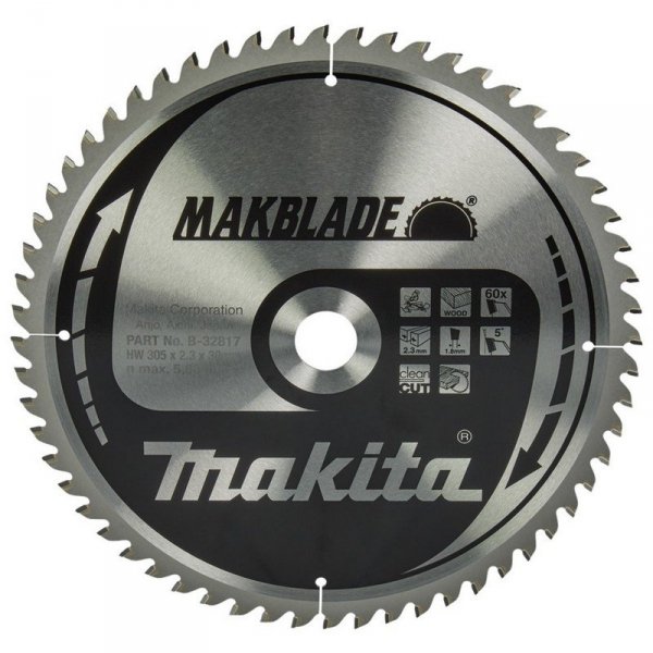 PIŁA SPIEKOWA DO DREWNA MAKBLADE 305*30MM 60Z (1 SZT)