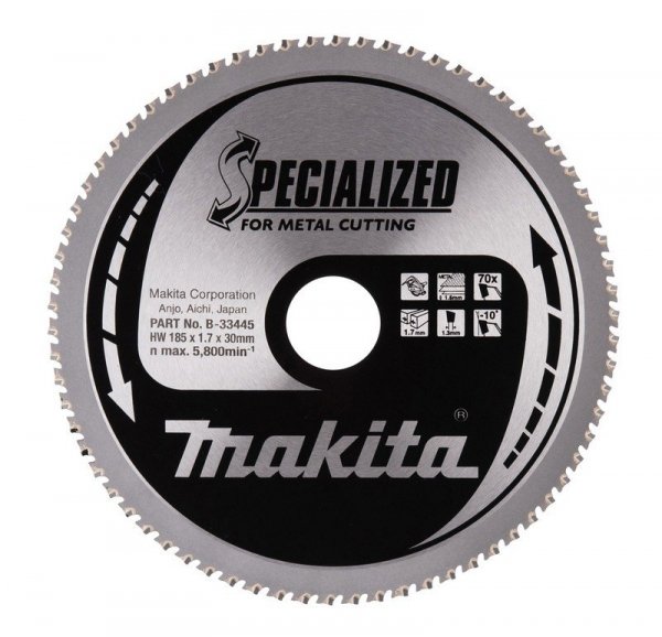 PIŁA SPIEKOWA DO METALU SPACJALIZED 185*30 70Z (1 SZT)