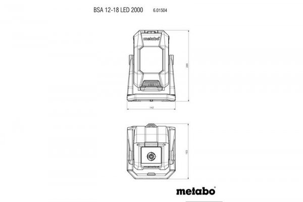 LAMPA BUDOWLANA BSA 12-18 LED 2000 (1 SZT)