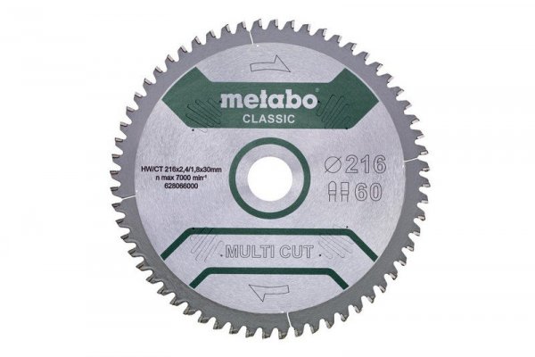 PIŁA TARCZOWA MULTI CUT CLASSIC 216*30MM Z60 (1 SZT)