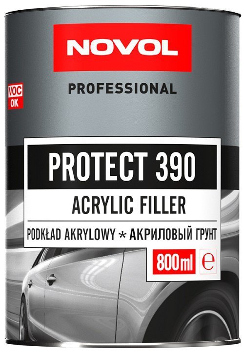 PODKŁAD PROTECT 390 4:1 0.8L CZARNY (1 SZT)