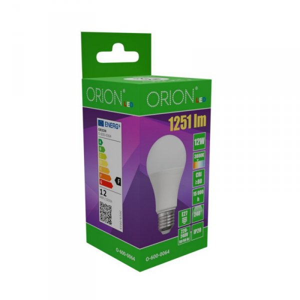 ŻARÓWKA LED 12W E27 1251LM 3000K CIEPŁA (1 SZT)