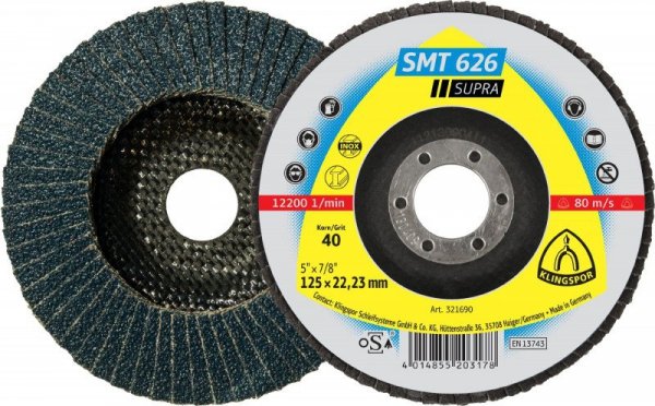 LAMELKA SMT624 GRANULACJA 60 125MM 322774 (1 SZT)