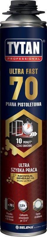 PIANKA PISTOLETOWA ULTRA 70 TYTAN 870ML (1 SZT)