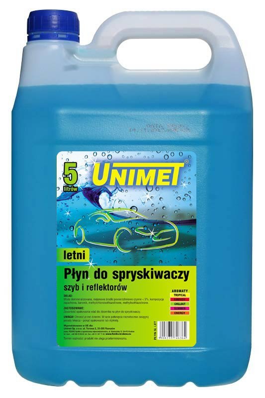 PŁYN DO SPRYSKIWACZY LETNI 5L (1 SZT)