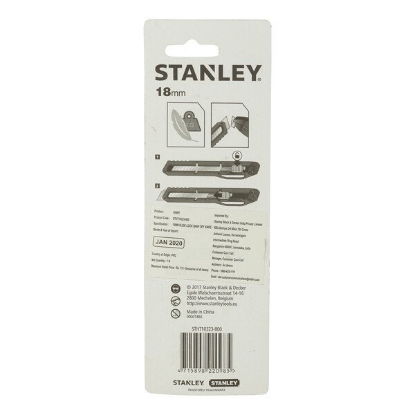 NÓŻ Z OSTRZEM ŁAMANYM 18MM (1 SZT)