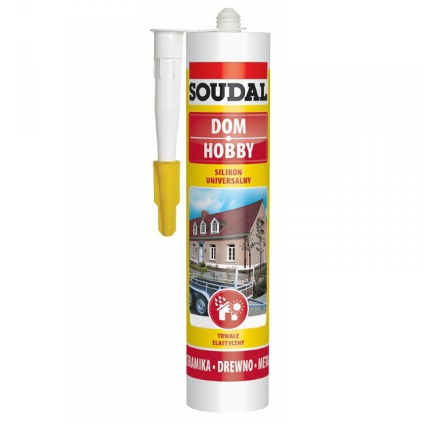 SILIKON SOUDAL BRĄZOWY 280ML (1 SZT)